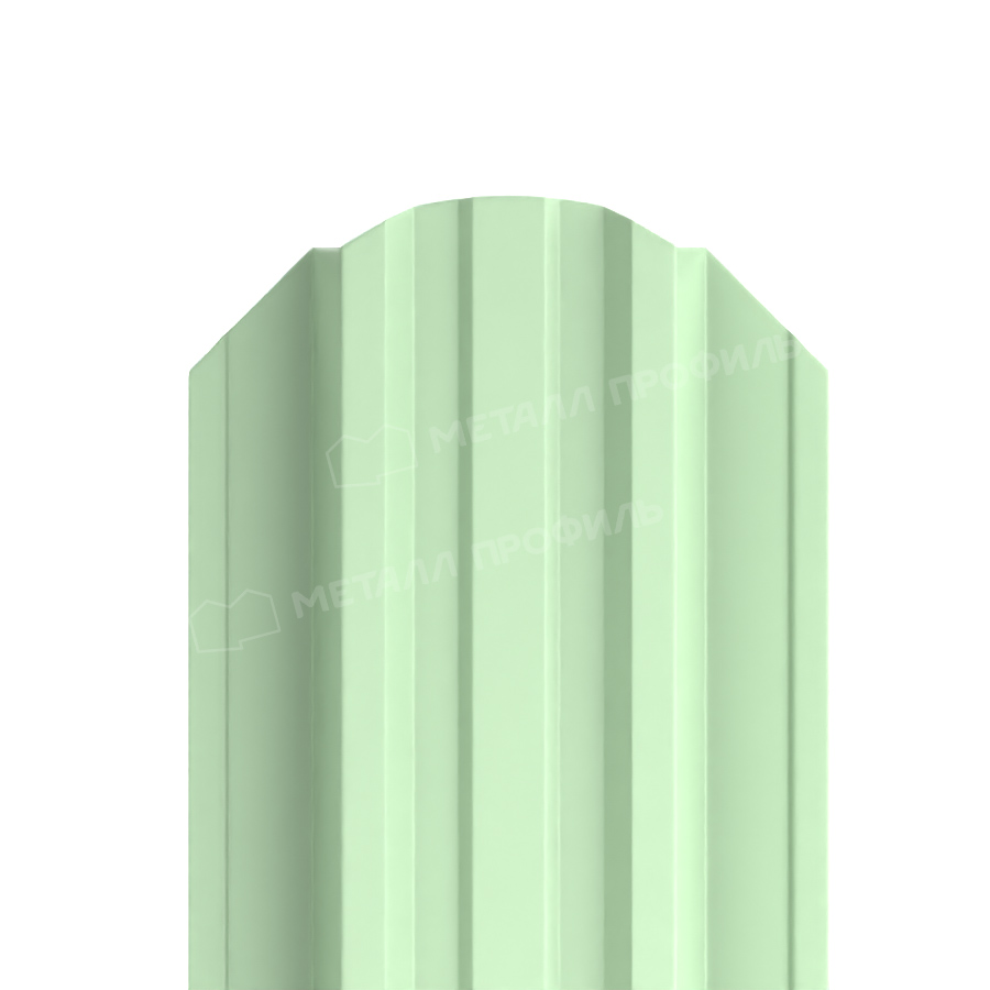 Штакетник металлический МЕТАЛЛ ПРОФИЛЬ TRAPEZE-O 16,5х118 NormanMP (ПЭ-01-6019-0.5)