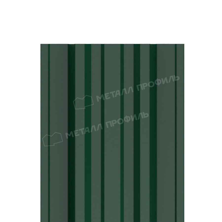 Штакетник металлический МЕТАЛЛ ПРОФИЛЬ TRAPEZE-T 16,5х118 (ПЭ-01-6005-0.4)